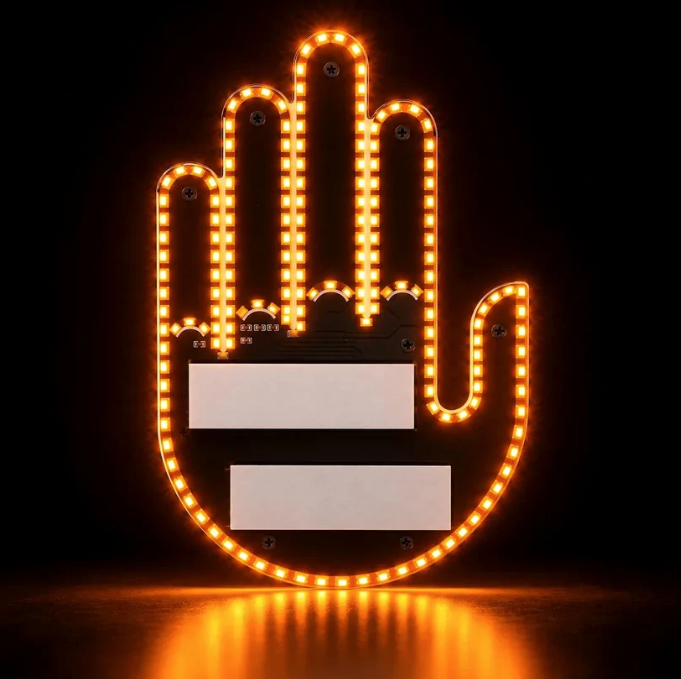 The Birdie™ - LED Hand Sign